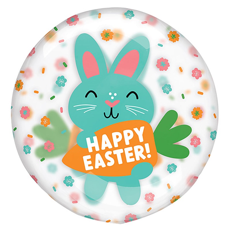 Clearz Cute Easter Bunnies 18 Balloon