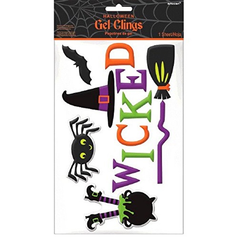 Halloween Witch Gel Clings | 1sheet