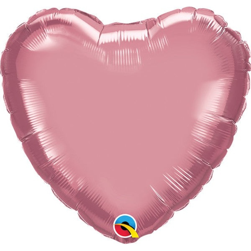 Heart - Chrome Mauve 18 Balloon