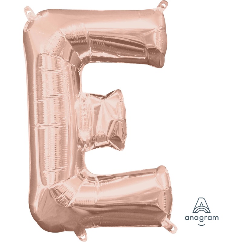Rose Gold E Letter 3745601 - 16 in