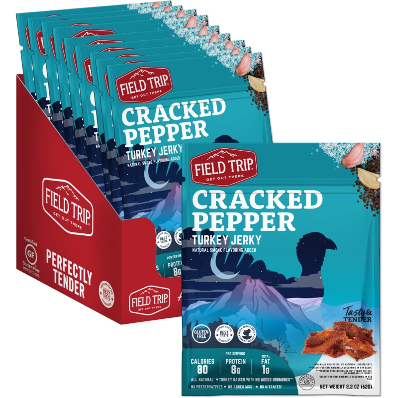 Cracked Pepper Turkey Jerky (2.2oz)