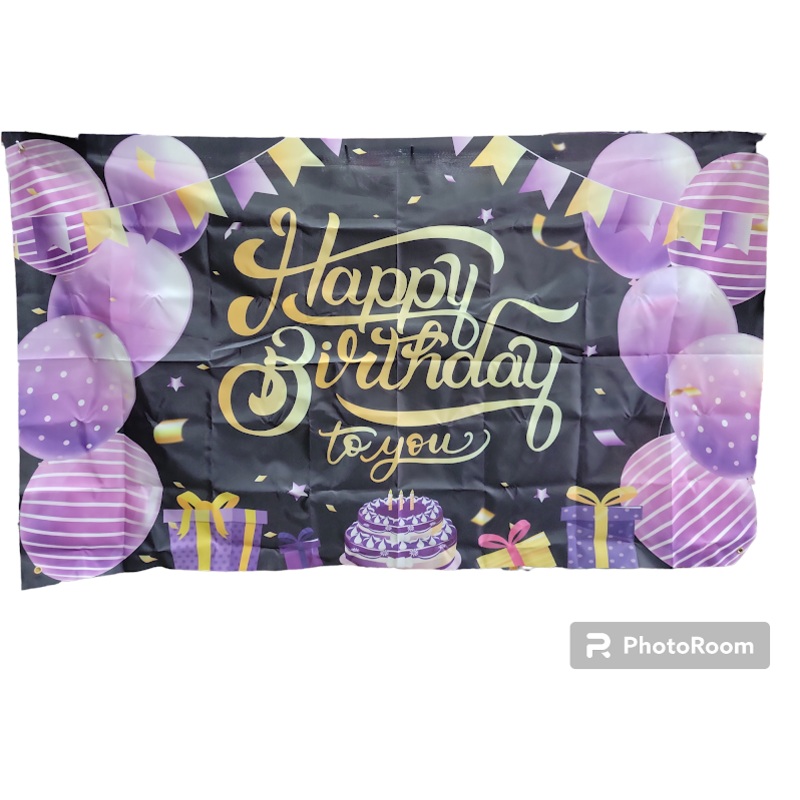 Purple & Black HBD Bnr