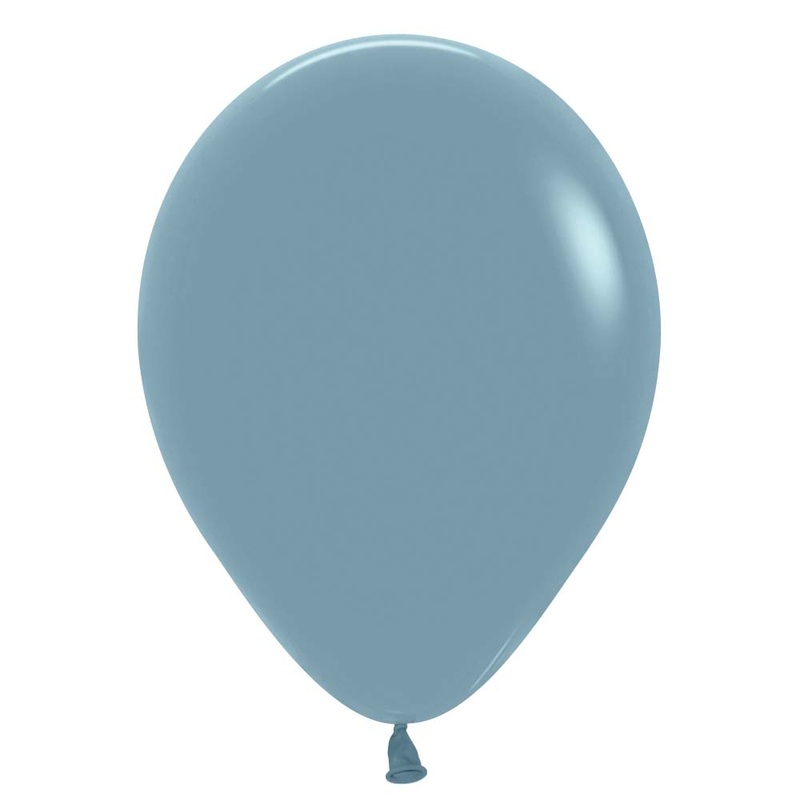 Dusk Blue Latex Balloon w/ Helium & Hi-Float, 11" | 1 ct