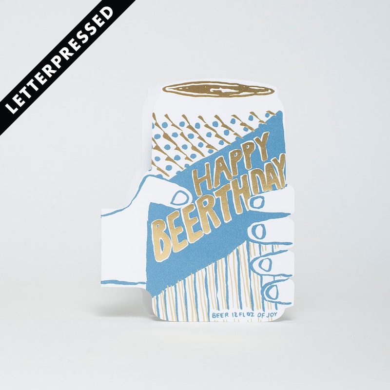 Happy Beerthday Birthday Card