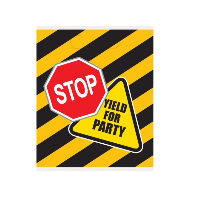 Construction Party Loot Bags 8ct