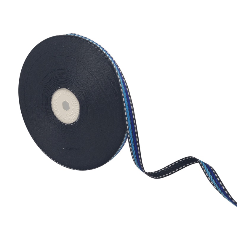 DELLA STRIPES | BLUE | 10MM | 25MTR