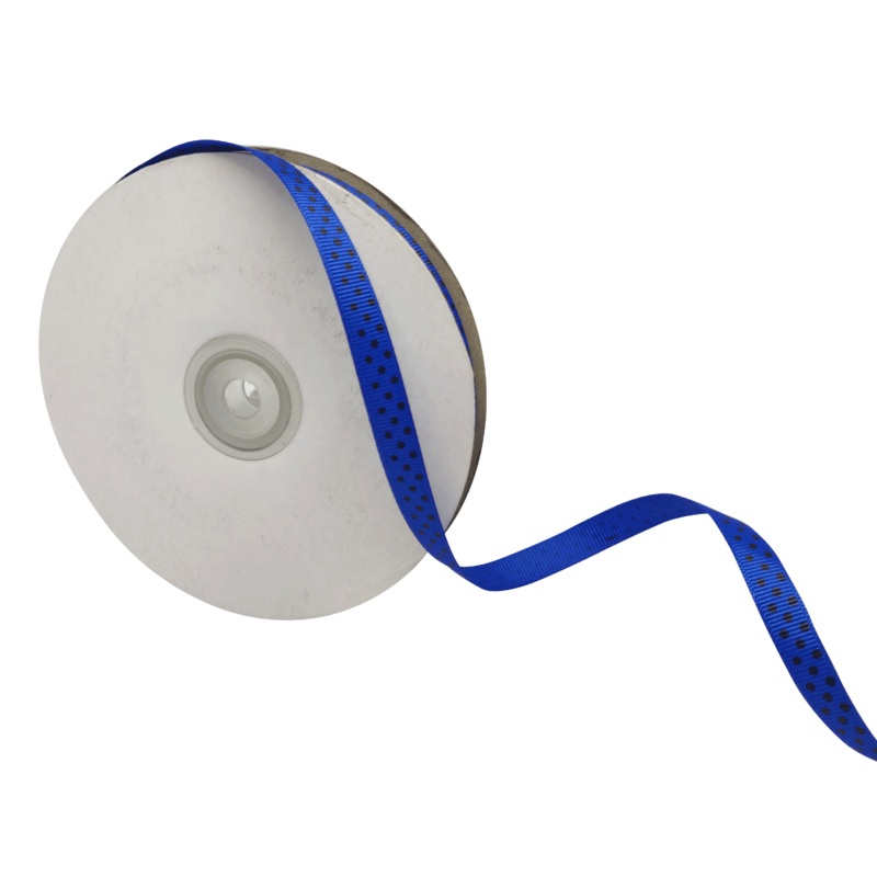 LUMINA DOTS | ROYAL BLUE WITH BLACK | 10MM | 45MTR