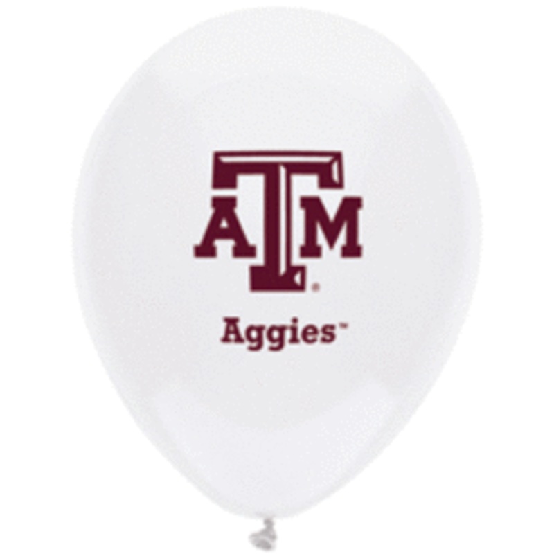 Texas A and M - 11 Latex Balloons (10 count)
