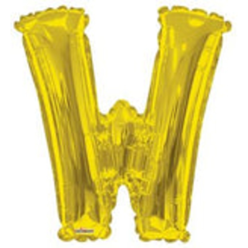 Letter W Gold- 34" in