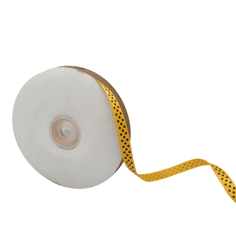 LUMINA DOTS | MARIGOLD WITH BLACK | 10MM | 45MTR