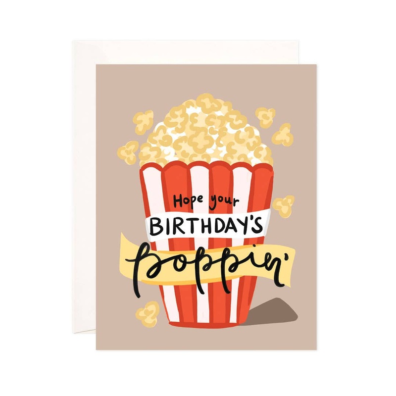 Poppin' Birthday Card