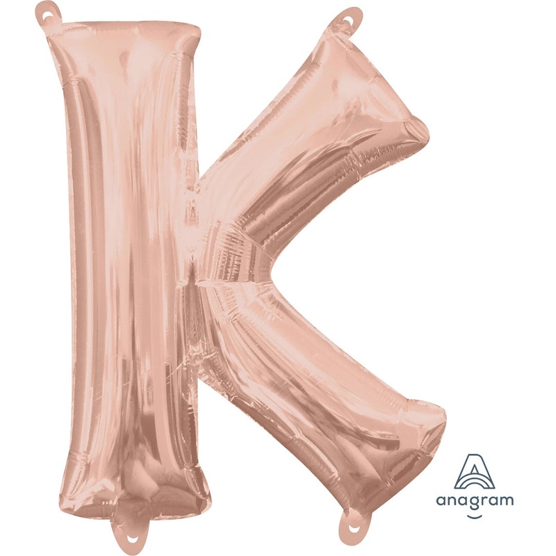 Rose Gold K Letter 3746201 - 16 in