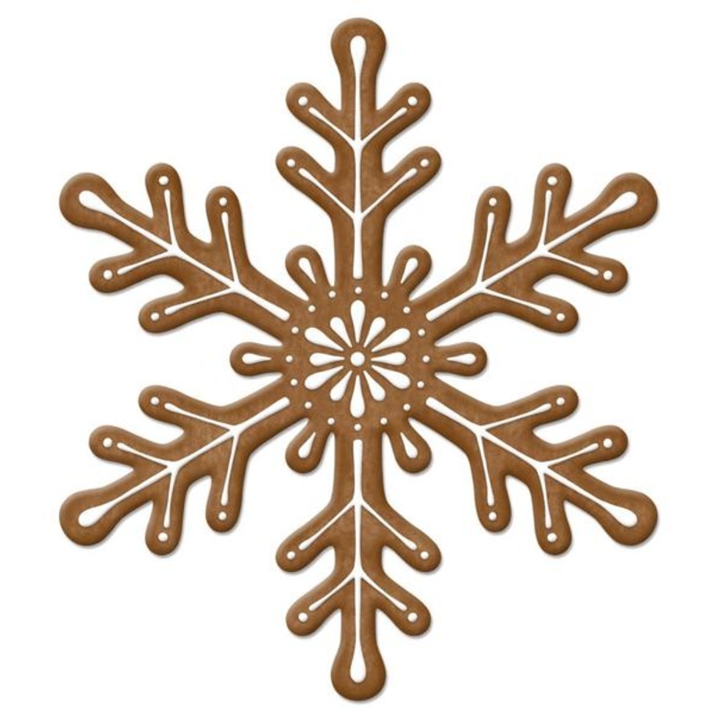 12" Metal Embossed Snowflake