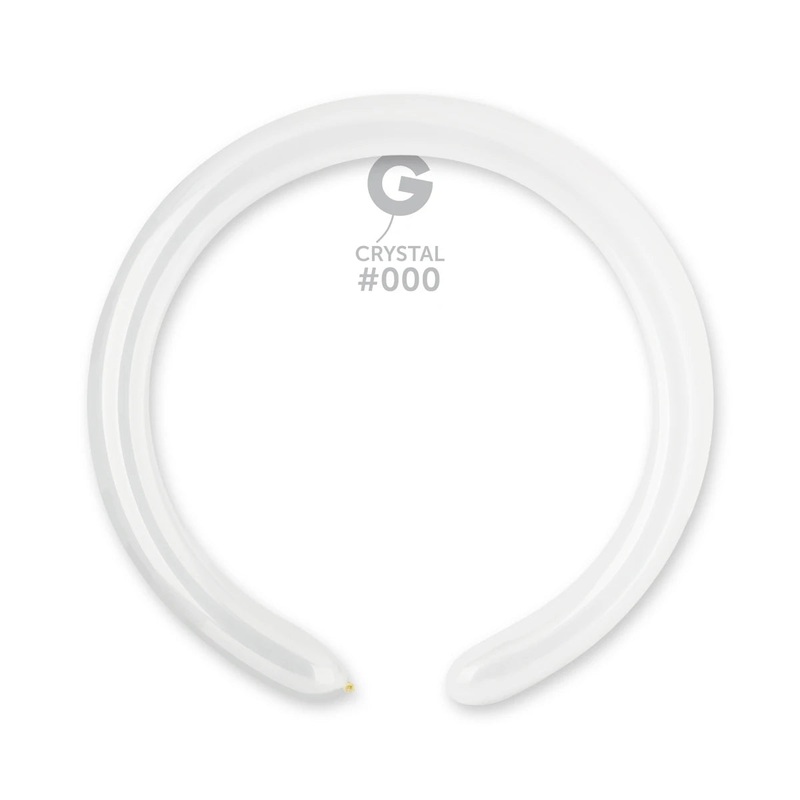 D4: #000 Clear 550009 Crystal Color 2/60 in