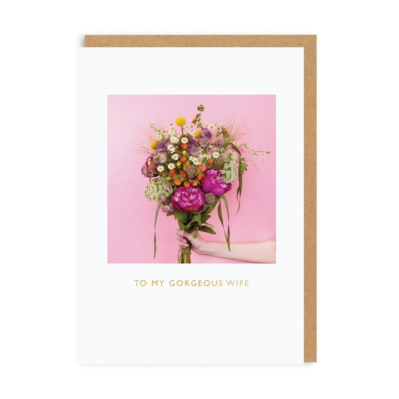 Gorgeous Wife Flowers Card