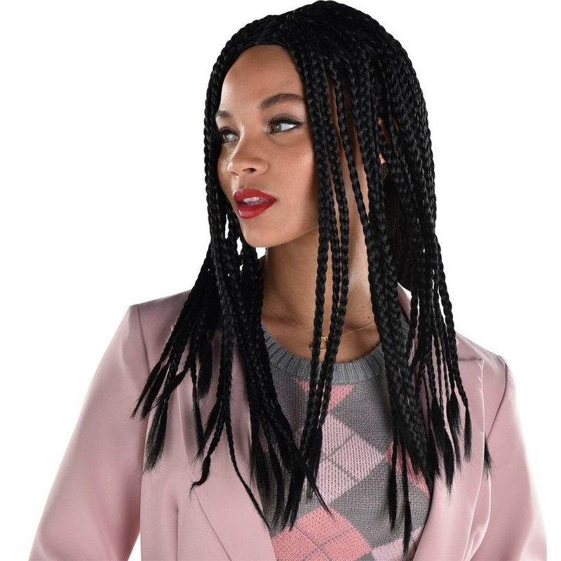 90s Black Box Braid Wig, 20" | 1 ct