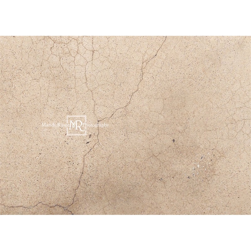 Kate Worn Cracked Terrazzo Backdrop Designed by Mandy Ringe Photography 7x5ft - small kids sitting / cake smash Microfiber (Printed)