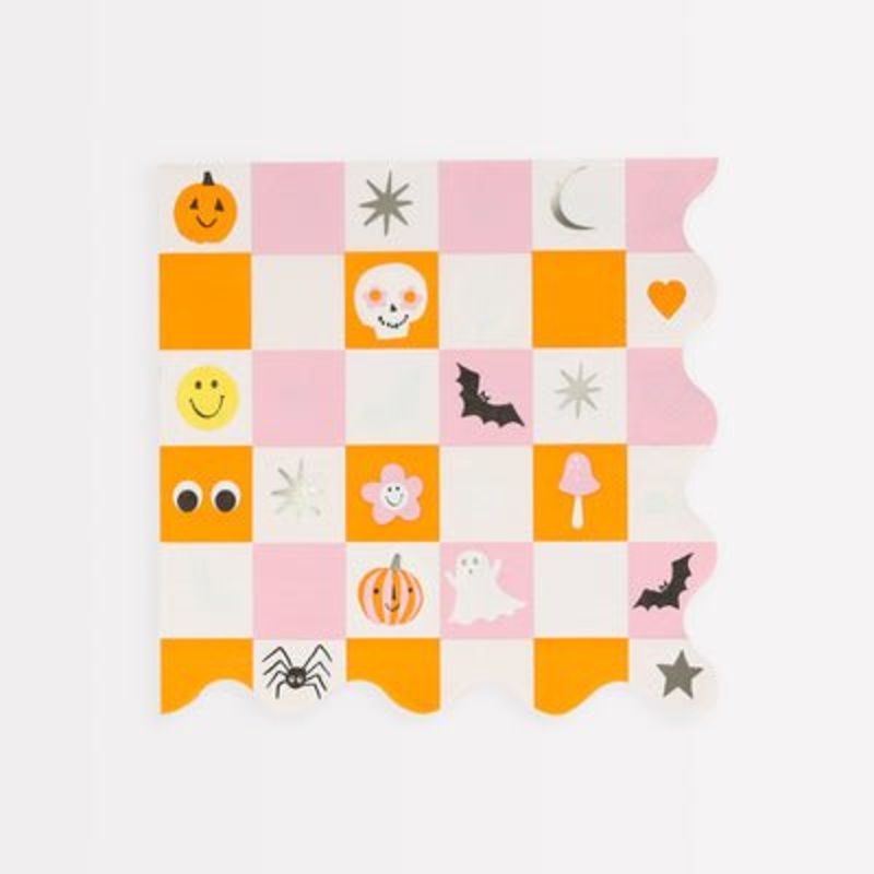 Meri Meri Groovy Halloween Icon Lunch Napkins | 16 ct