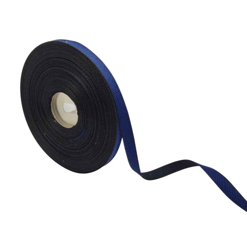 HONEYCOMB DOTS | ROYAL BLUE WITH BLACK | 10MM | 25MTR