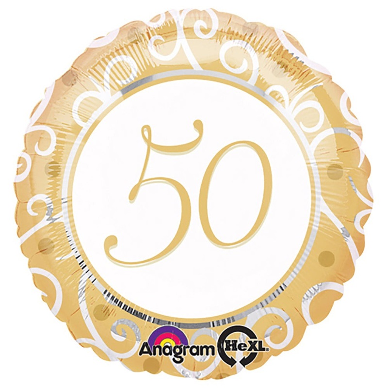 50th Anniversary 18 Balloon