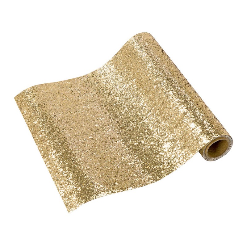 Gold Glitter Table Runner - 6ft
