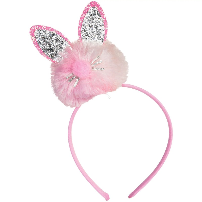 Easter Bunny Ears Pom Pom Headband | 1 ct