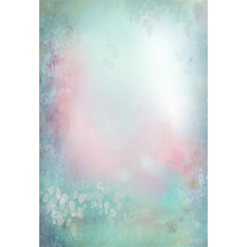 Kate Abstract Green Pink Backdrop Texture for Photography 3x5ft(1x1.5m) Microfiber (Printed)