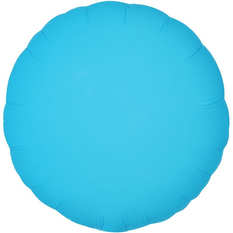 Neon Blue Round Mylar 18" | 1ct