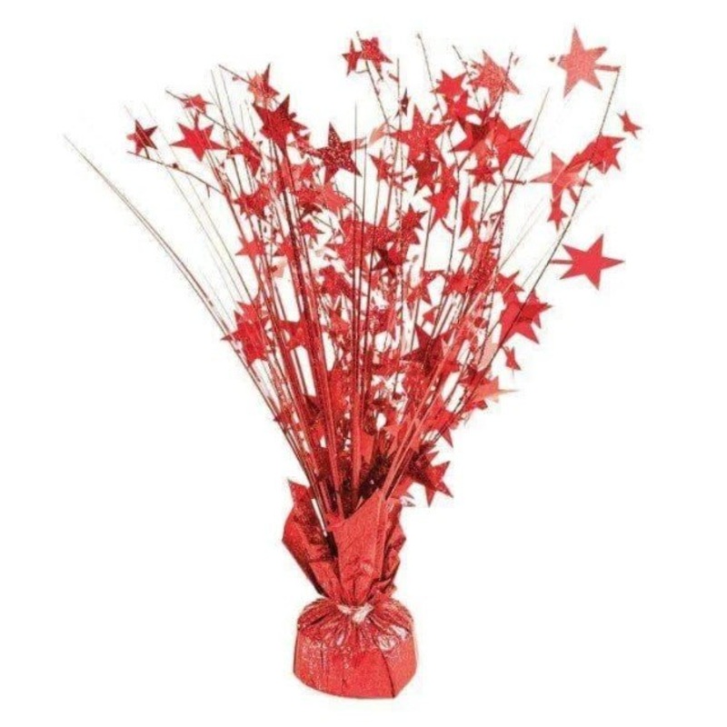 Patriotic Red Cascade Balloon Weight 18" | 1ct