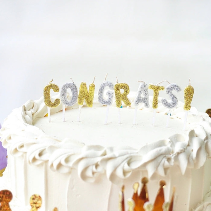 Congrats Candles