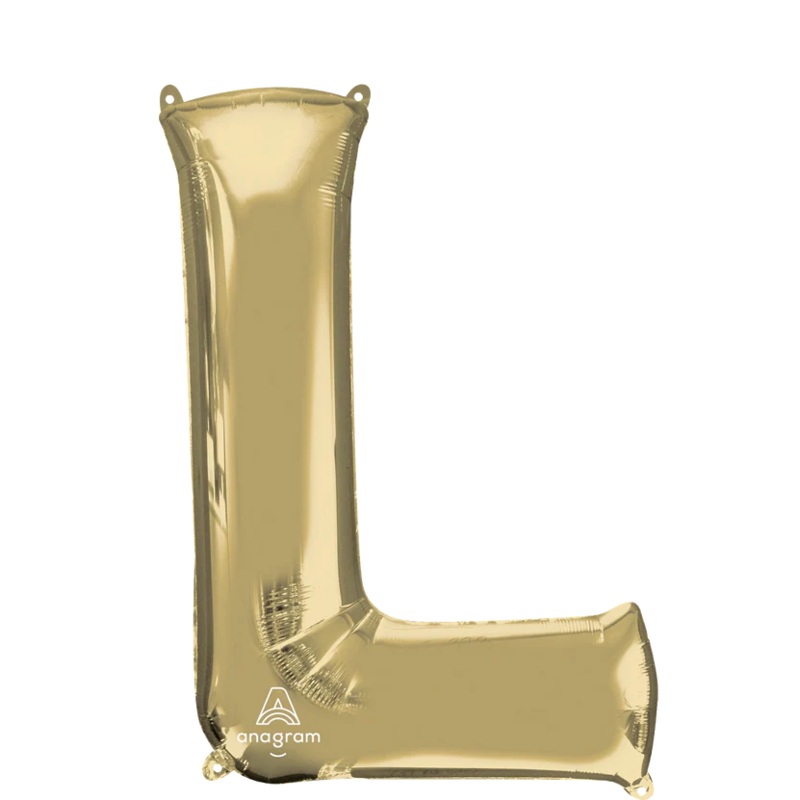 White Gold L Giant Letter 4465701 - 34 in