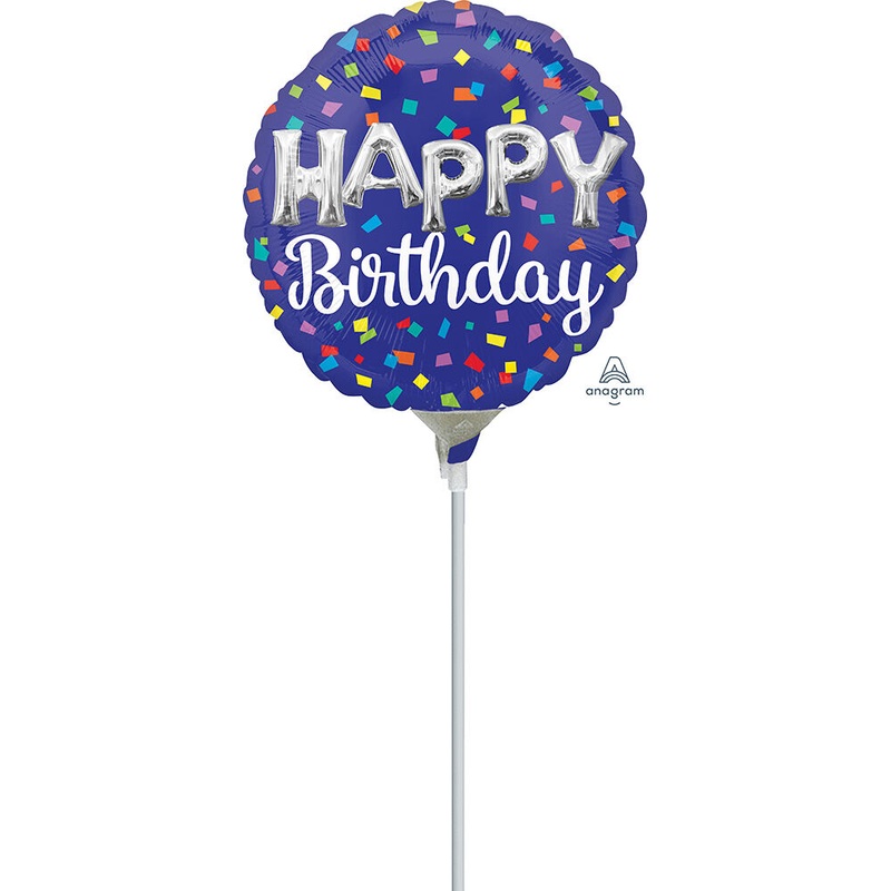 9" Happy Birthday Balloon Letters