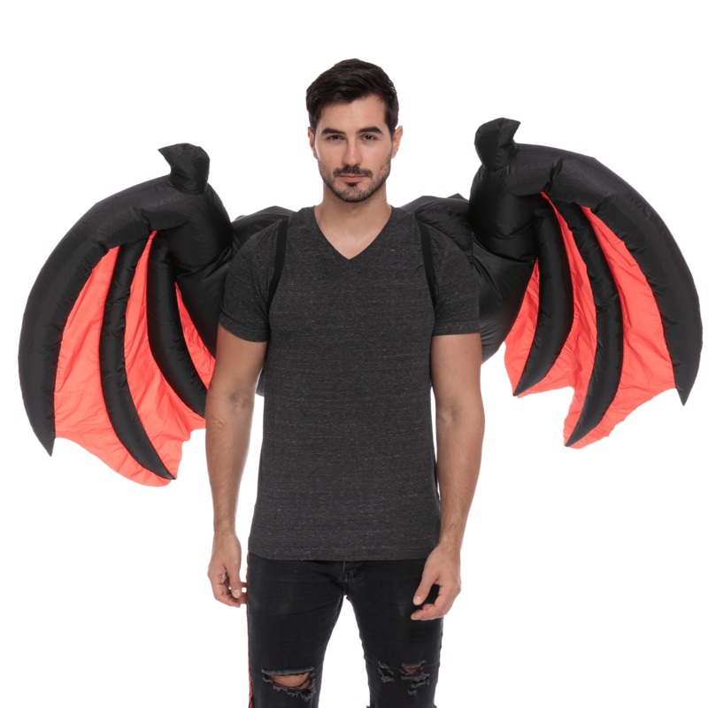 Adult Inflatable Demon Wings | 1 ct