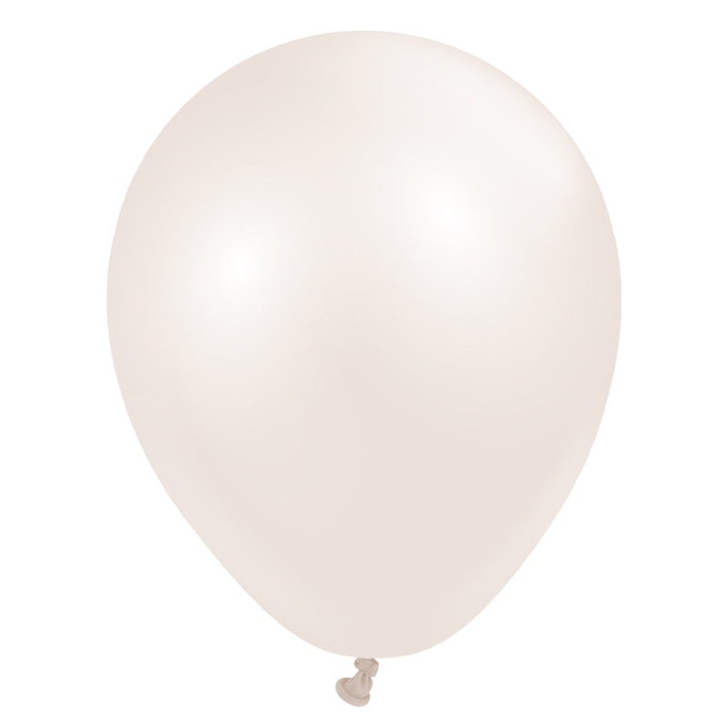 Aura Beige Cream 5 Latex Balloons (50 count)