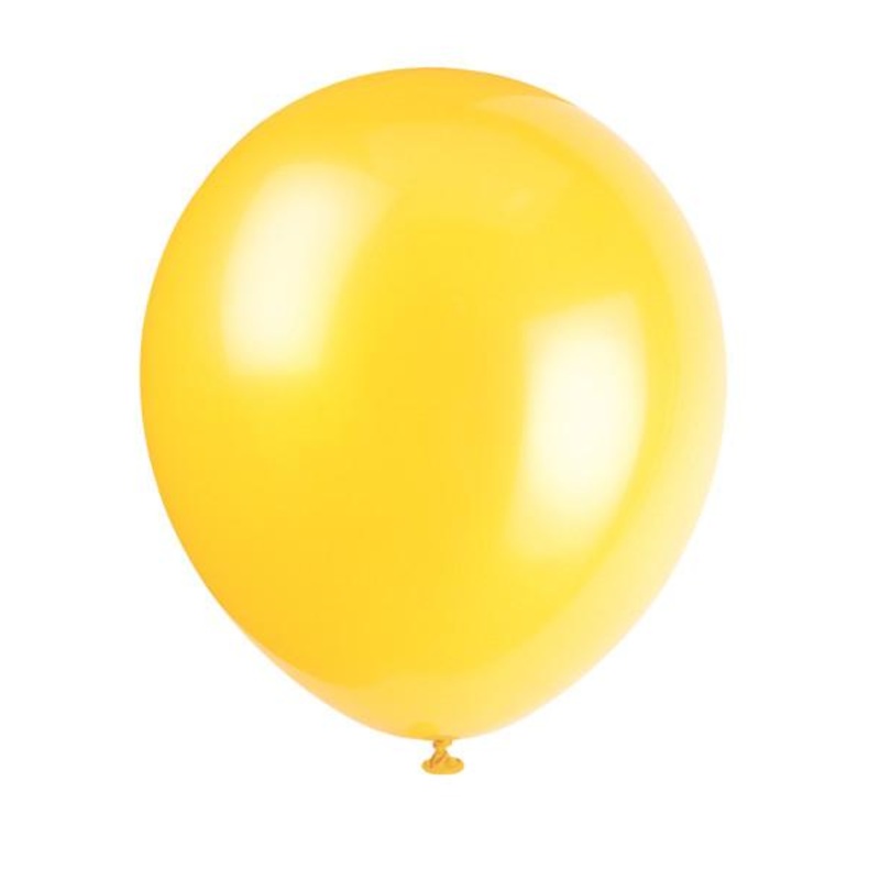 Sunburst Yellow 9 Latex Balloons (20 count)