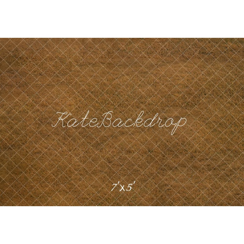 Kate Brown Texture Floor Backdrop Designed by Emetselch Microfiber (Printed) 7x5ft - small kids sitting / cake smash