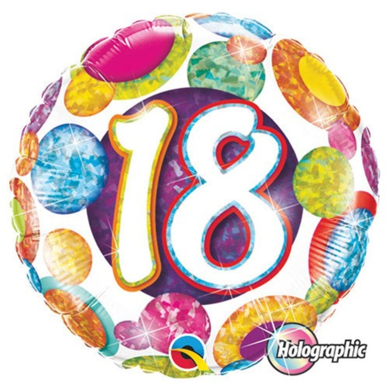 18 Big Dots & Glitz 18 Balloon