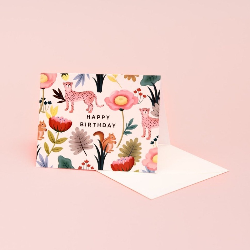 Animal Kingdom Birthday Card