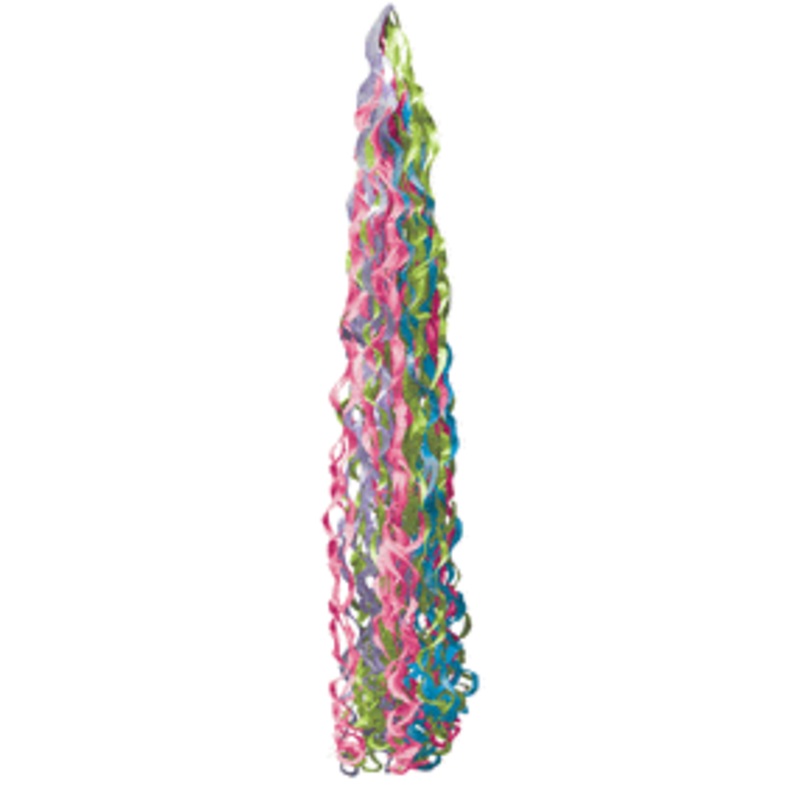 34" Jewel Tone Twirlz Tissue Tail
