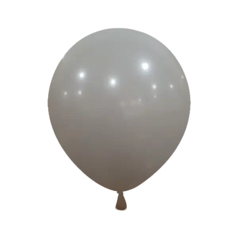 Advanced Grey 5 Latex Balloons (100 count)