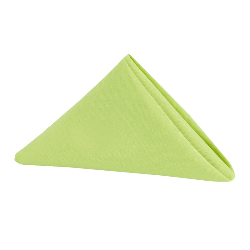 Premium Polyester Napkin 20"x20" - Apple Green