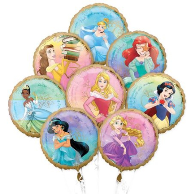 Princess Balloon Bouquet  | 8 ct