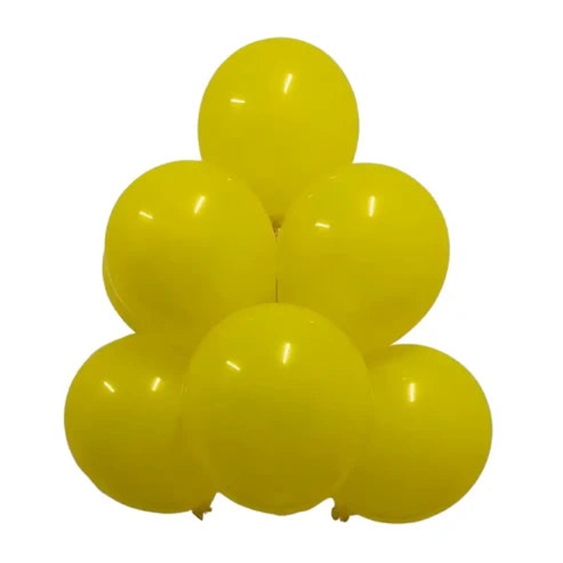 Yellow 36 Latex Balloons (2 count)