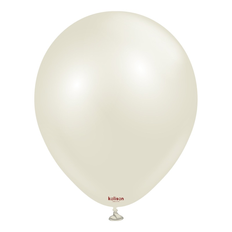 Aura Ivory White 12 Latex Balloons (50 count)