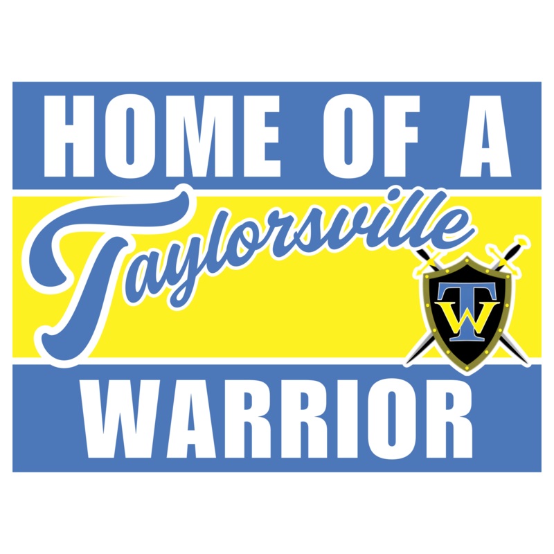 Taylorsville High School Spirit Yard Sign 24" x 18" | 1 ct