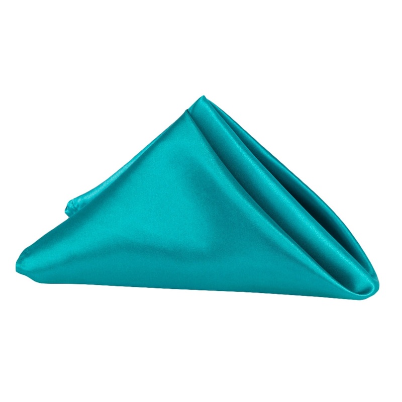 Satin Napkin 20"x20" - Dark Turquoise