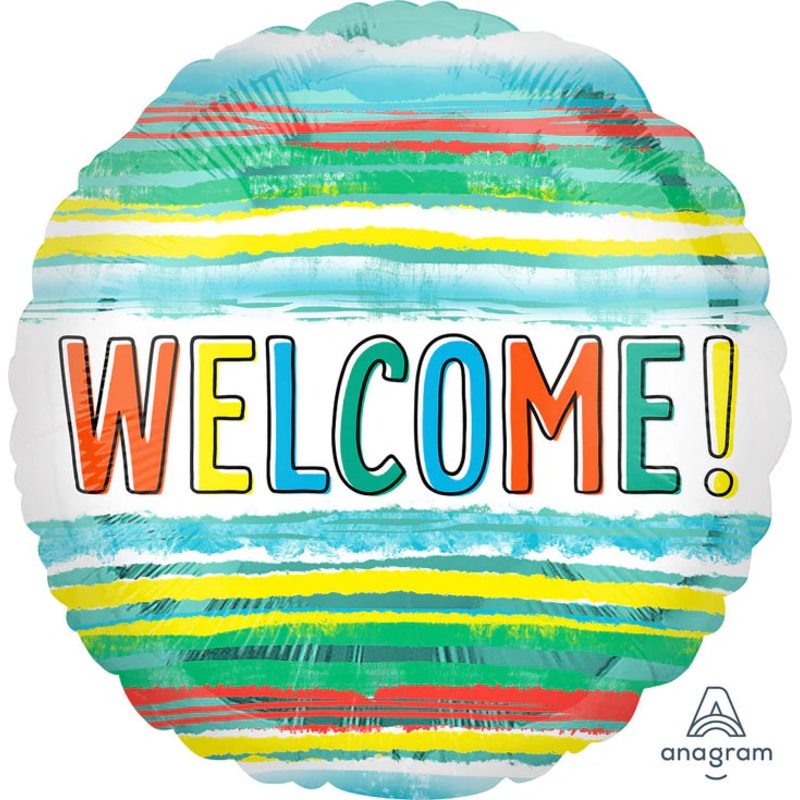 Welcome Watercolor Stripes 4117601