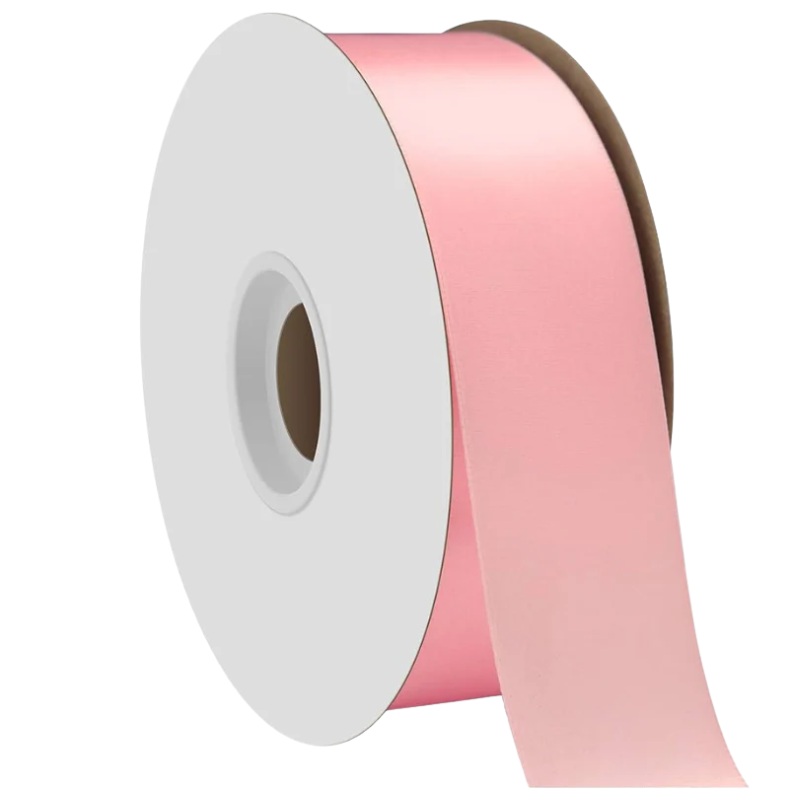 #9 Offray Single Face Satin Ribbon - 1 1/2" Wide, 50 Yards Long | 1 Spool Light Pink