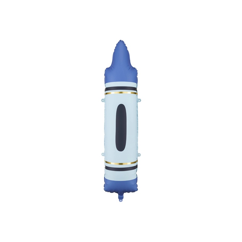 Foil Balloon Crayon Blue FB239-001