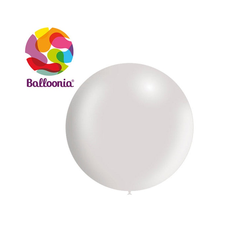 Balloonia 2ft Metallic Latex Pearl 5ct